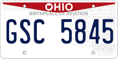 OH license plate GSC5845