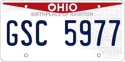 OH license plate GSC5977