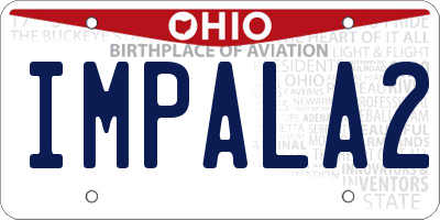 OH license plate IMPALA2