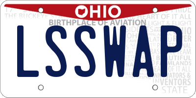 OH license plate LSSWAP