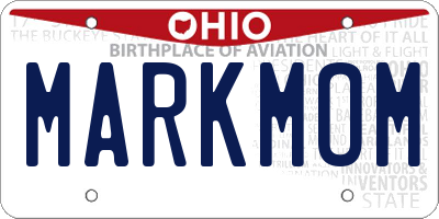 OH license plate MARKMOM