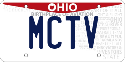 OH license plate MCTV