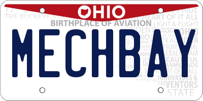 OH license plate MECHBAY