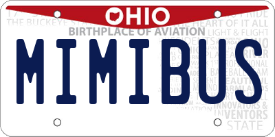 OH license plate MIMIBUS