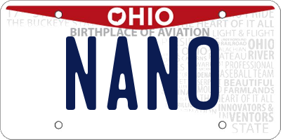 OH license plate NANO