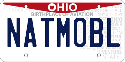 OH license plate NATMOBL