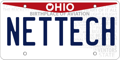OH license plate NETTECH