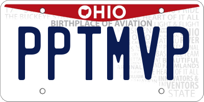 OH license plate PPTMVP