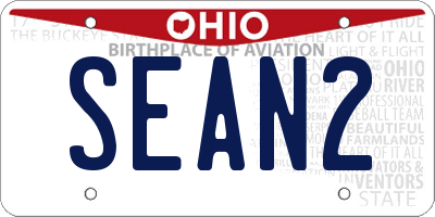 OH license plate SEAN2