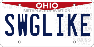 OH license plate SWGLIKE