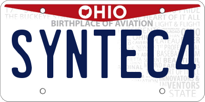 OH license plate SYNTEC4