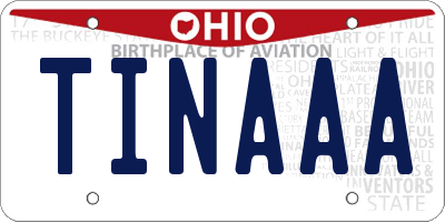 OH license plate TINAAA