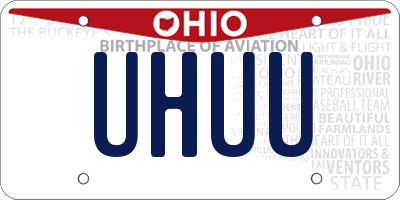 OH license plate UHUU