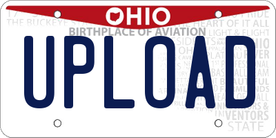 OH license plate UPLOAD