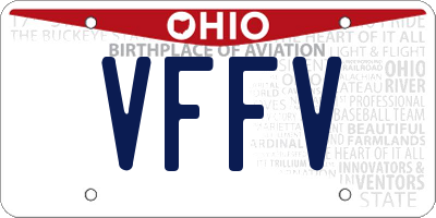 OH license plate VFFV