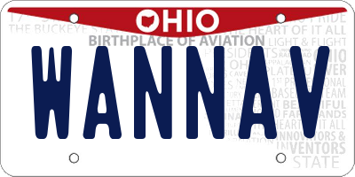 OH license plate WANNAV