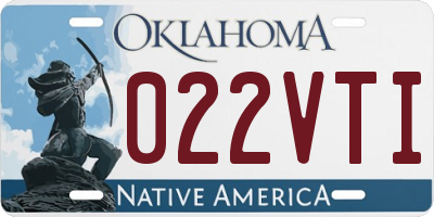 OK license plate 022VTI