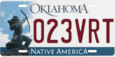 OK license plate 023VRT