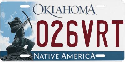 OK license plate 026VRT