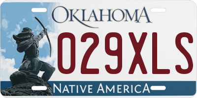 OK license plate 029XLS