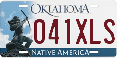 OK license plate 041XLS
