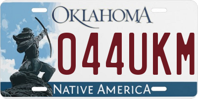 OK license plate 044UKM