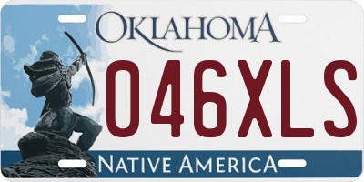 OK license plate 046XLS