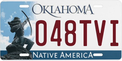 OK license plate 048TVI