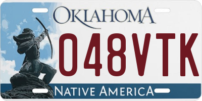 OK license plate 048VTK