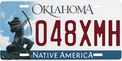OK license plate 048XMH