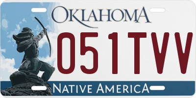 OK license plate 051TVV