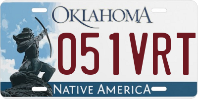OK license plate 051VRT