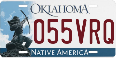 OK license plate 055VRQ