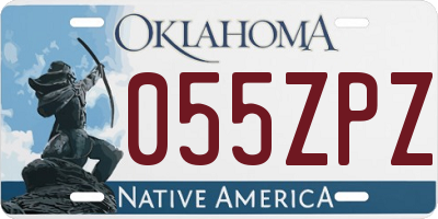 OK license plate 055ZPZ