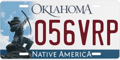 OK license plate 056VRP