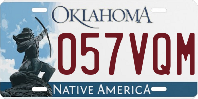OK license plate 057VQM