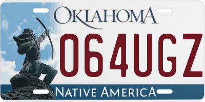 OK license plate 064UGZ