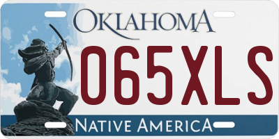 OK license plate 065XLS