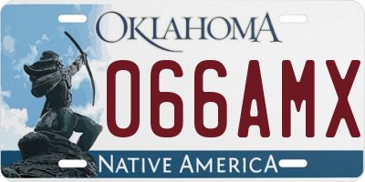 OK license plate 066AMX