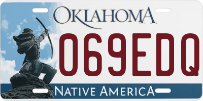 OK license plate 069EDQ
