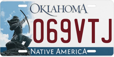 OK license plate 069VTJ