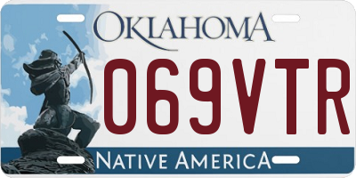 OK license plate 069VTR