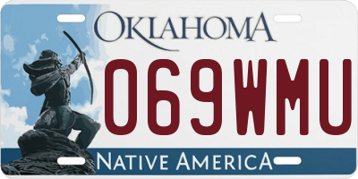 OK license plate 069WMU