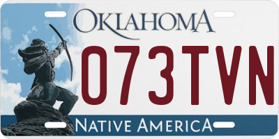 OK license plate 073TVN