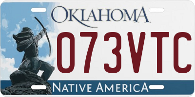 OK license plate 073VTC