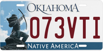 OK license plate 073VTI