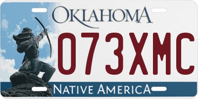 OK license plate 073XMC