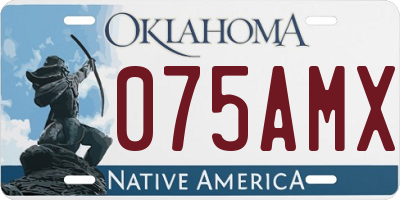 OK license plate 075AMX