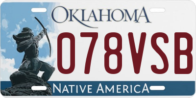 OK license plate 078VSB