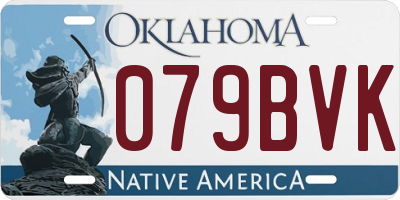 OK license plate 079BVK